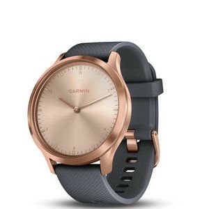Garmin vivomove HR smartwatch with charger
